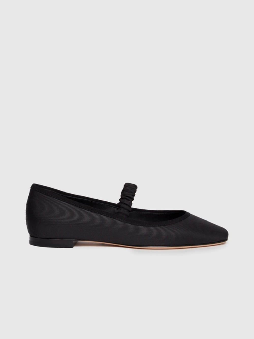 Jolie Black Ballet Flats - PAIGE